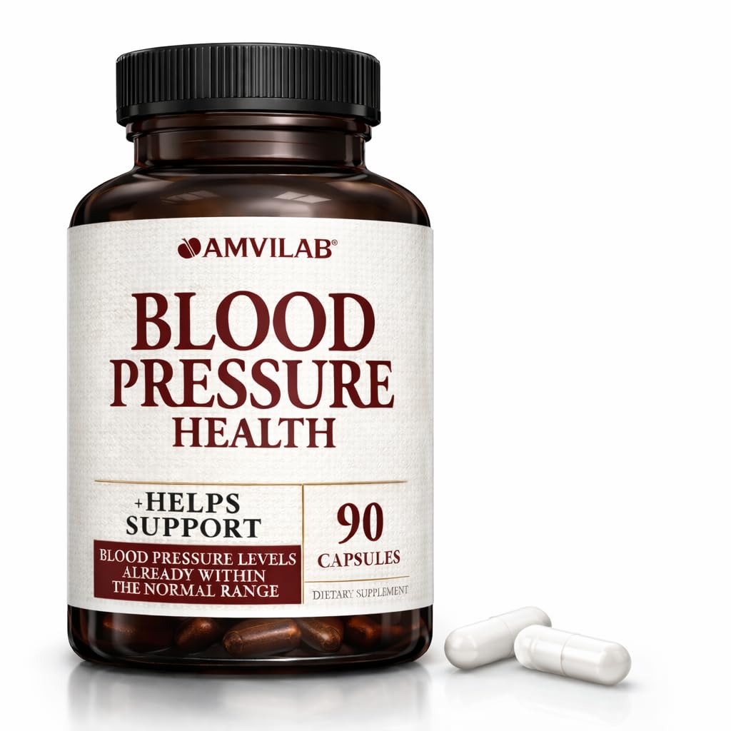 AMVILAB Blood Pressure Health 90 Capsules