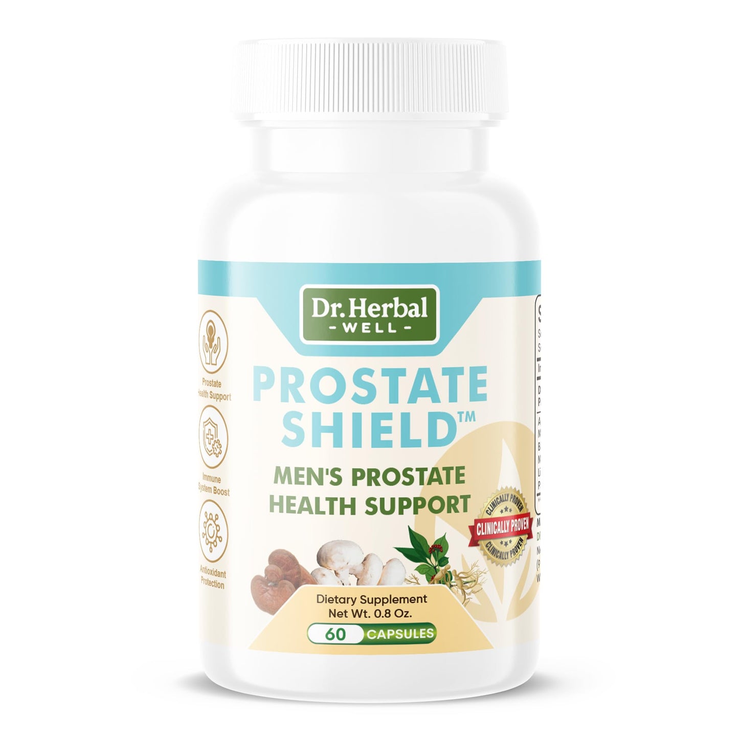 DR. HERBAL WELL Prostate Shield Capsules, 60 Count
