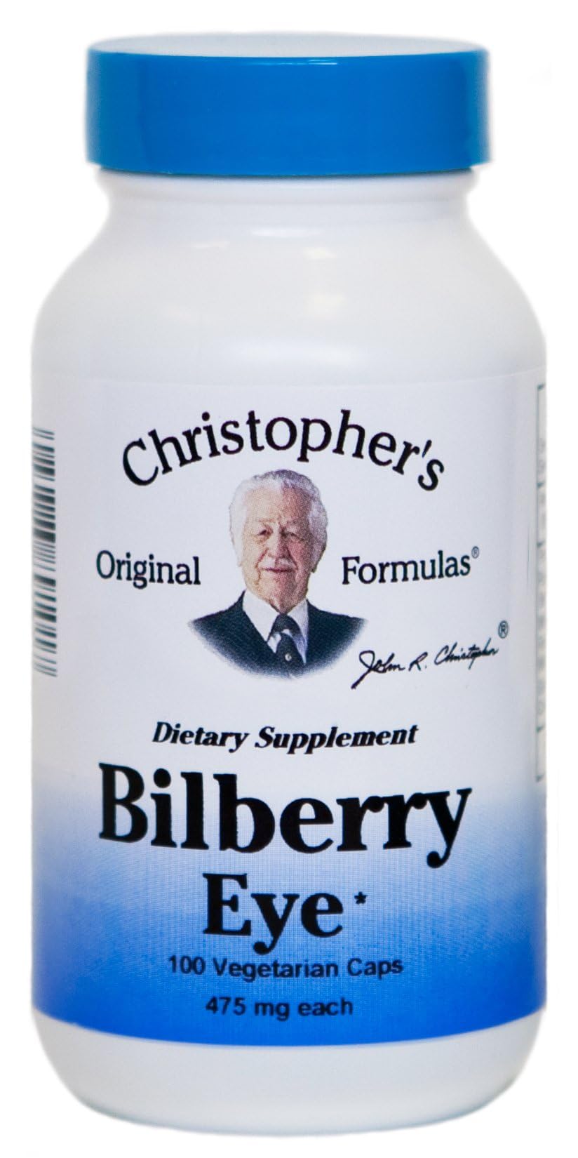Christopher's Original Formulas Bilberry Eye 435 mg Capsules, 100 Count