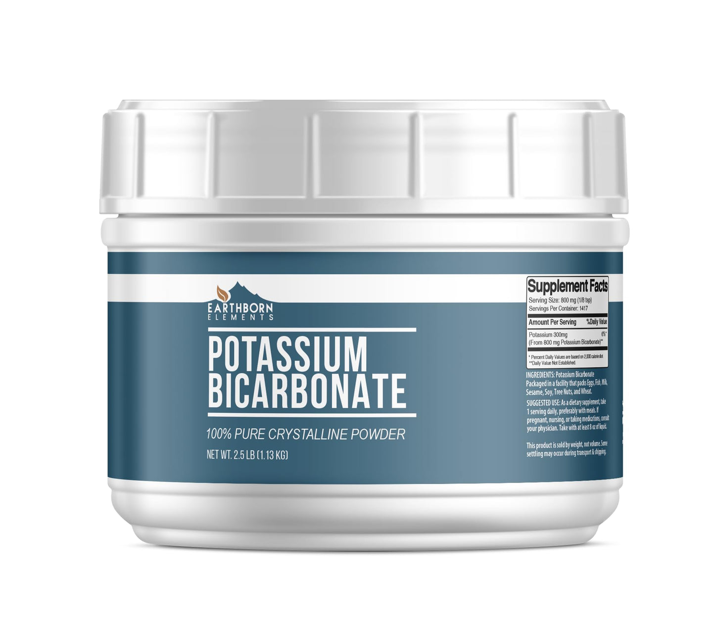 Earthborn Elements Potassium Bicarbonate Powder 40 oz