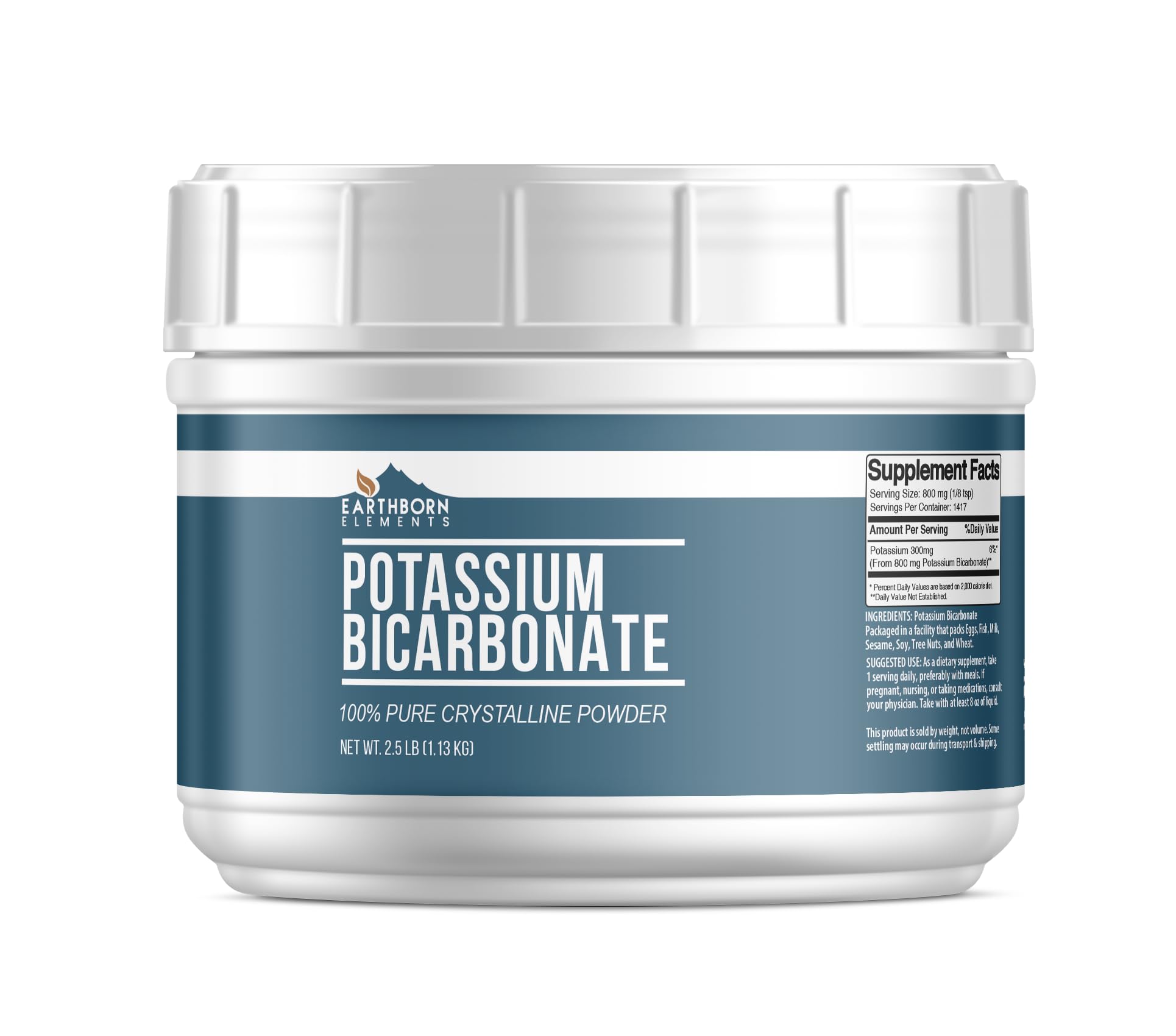 Earthborn Elements Potassium Bicarbonate Powder 40 oz
