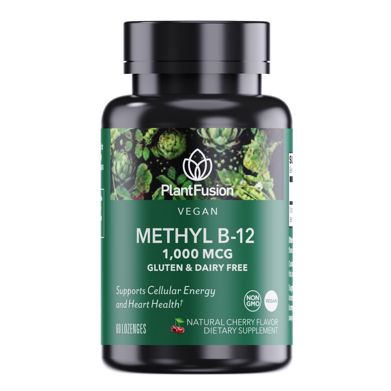 PlantFusion Vegan B12 Methyl 1000 mcg Lozenges, 60 Count