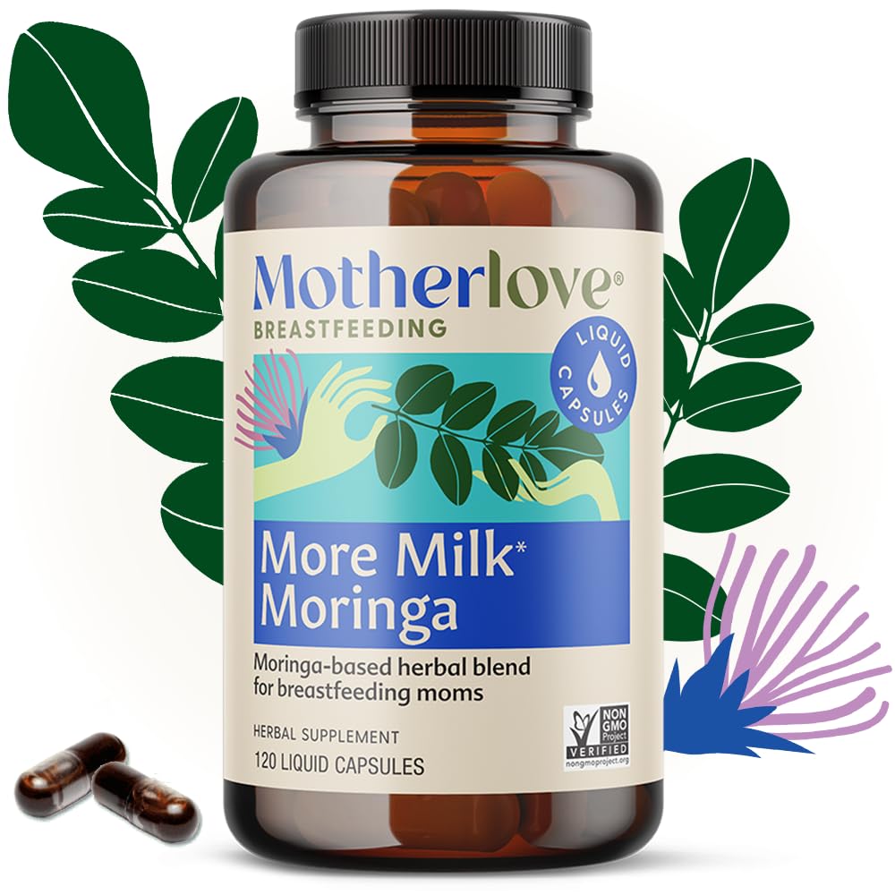 Motherlove More Milk Moringa Liquid Capsule 120 Count