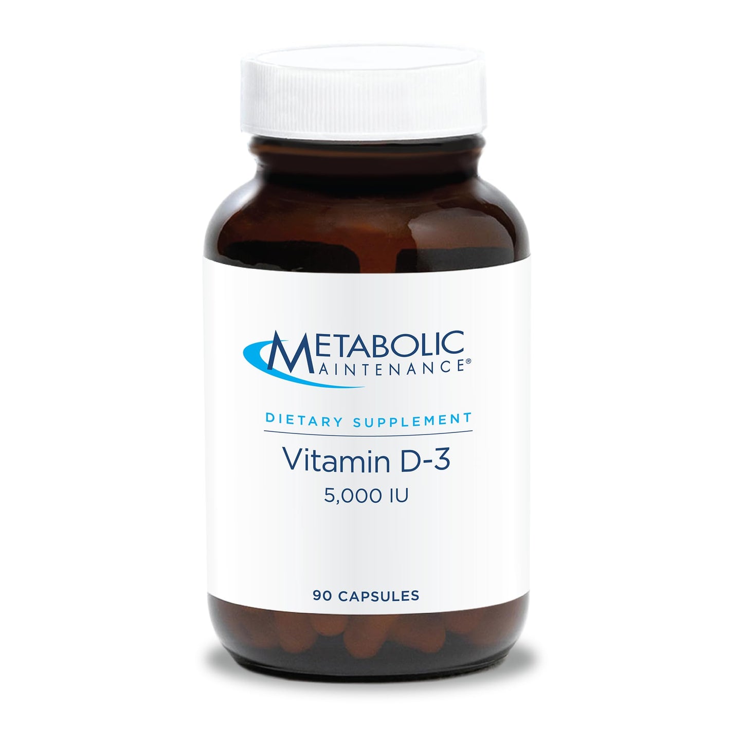 Metabolic Maintenance Vitamin D3 5000 IU Capsule, 125 mcg, 90-Count