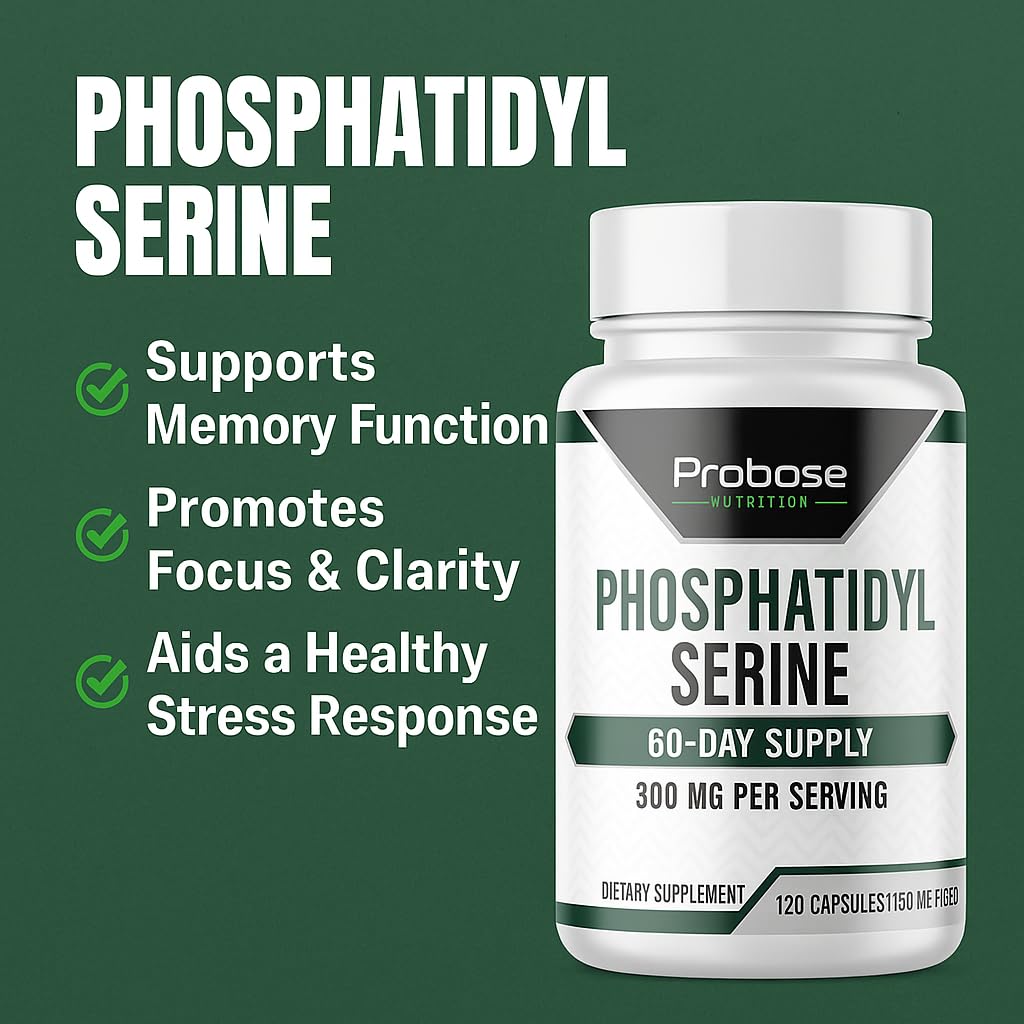 Probase Nutrition Phosphatidylserine 300mg Supplement Capsule 120 Capsules