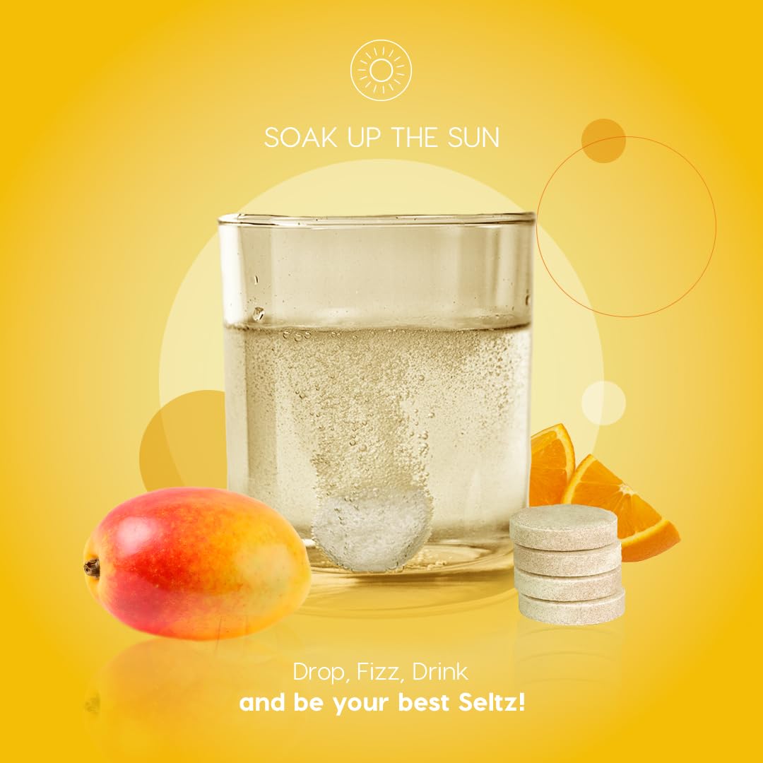 Seltz Soak Up The Sun Effervescent Vitamin D3 Tablets, 20 Count