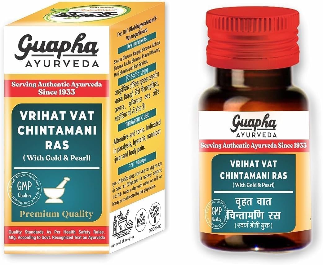 Generic Senta VRIHAT VAT CHINTAMANI RAS (with Gold & Pearl) Tablets, 10