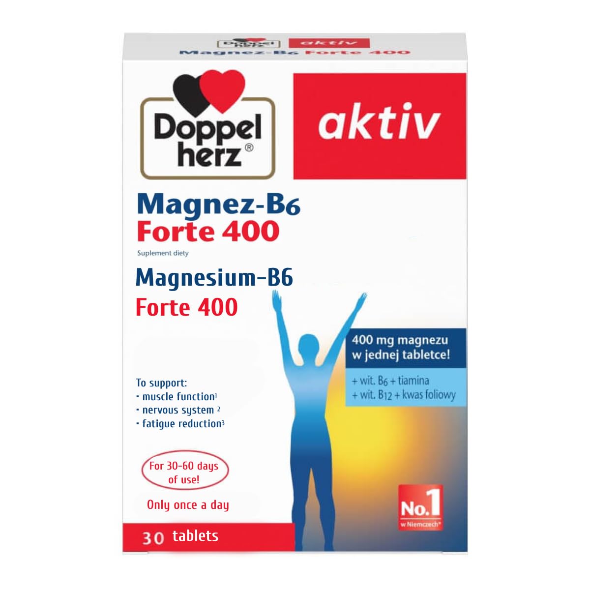 Generic Magnesium-B6 Forte 400 30 Tablets
