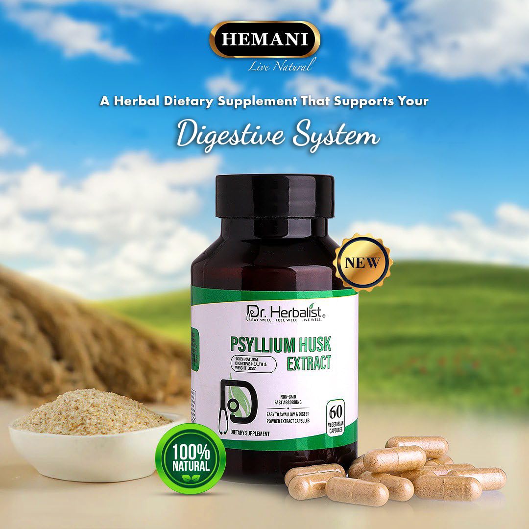 Dr. HERBALIST Psyllium Husk Extract Capsules 120 Capsules