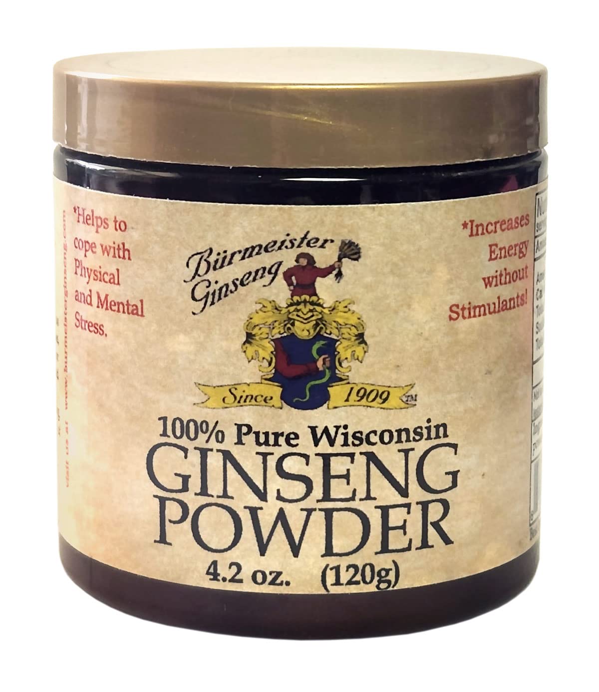 Burmeister Ginseng Instant American Ginseng Root Powder 16 oz