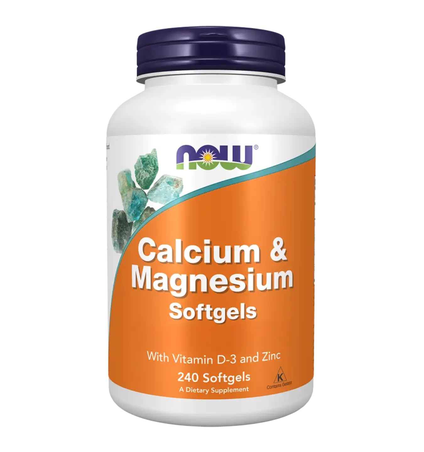 NOW Foods Calcium & Magnesium Softgels 240 Count