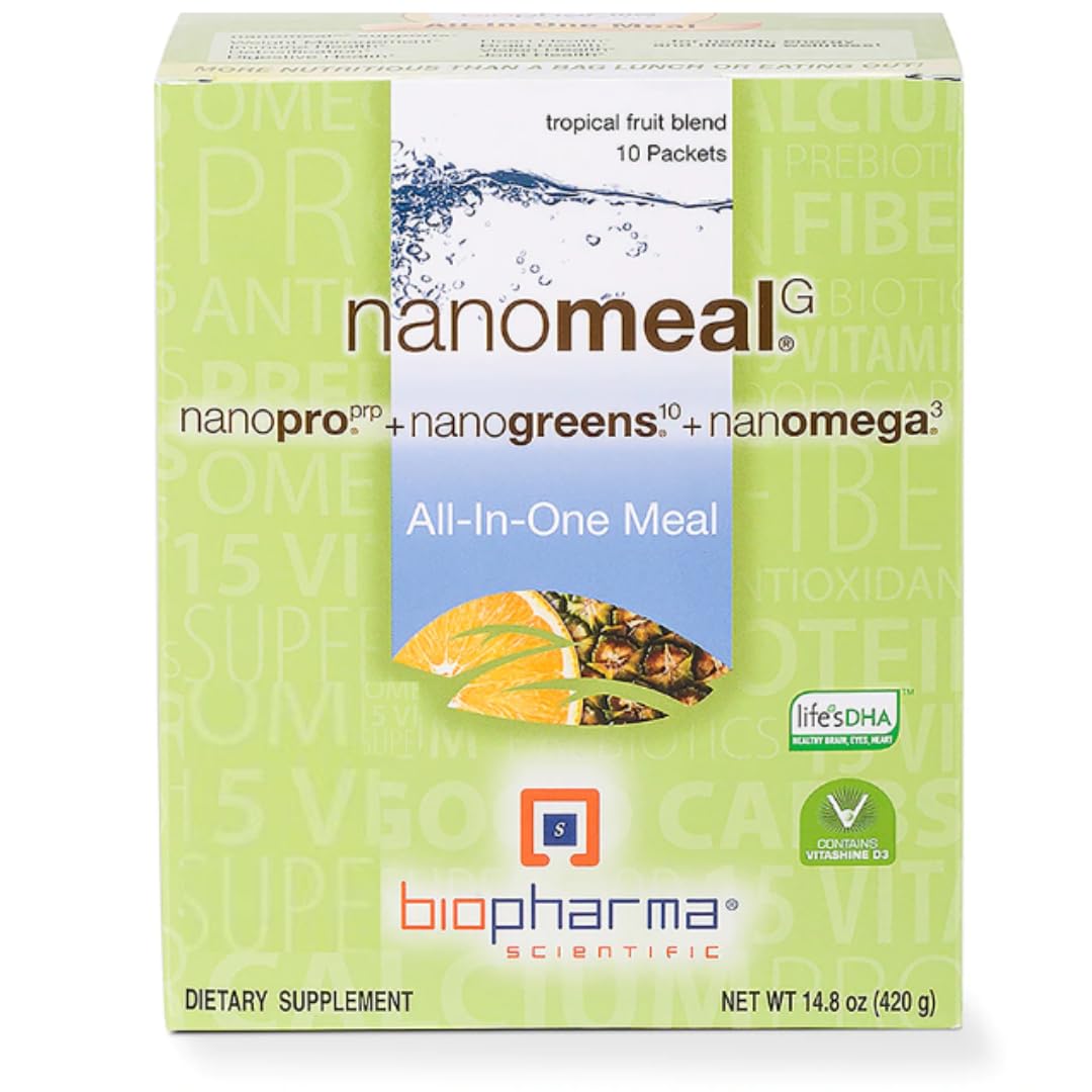 Biopharma Scientific NanoMeal Plant-Based All-in-One Nutrition Powder 1.48