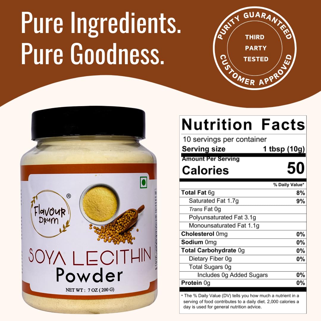 Flavour Drum Soya Lecithin Powder 7 oz