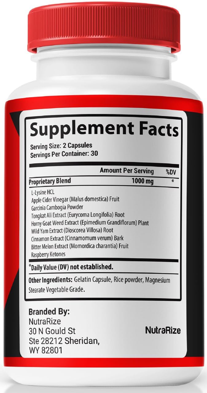 NutraRize Endureon Capsules Daily Support Formula for Men’s Energy, Performance & Everyday Wellness, 120 Capsules
