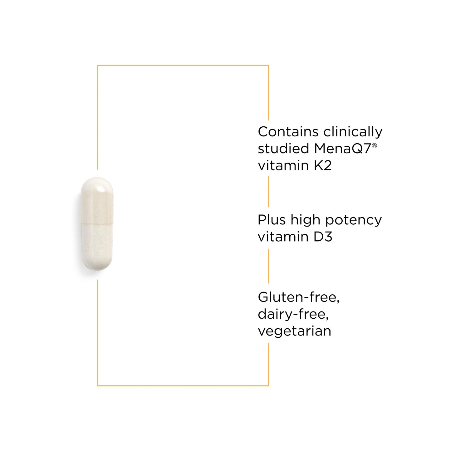 Integrative Therapeutics K2 + D3 Capsule, 60 Count