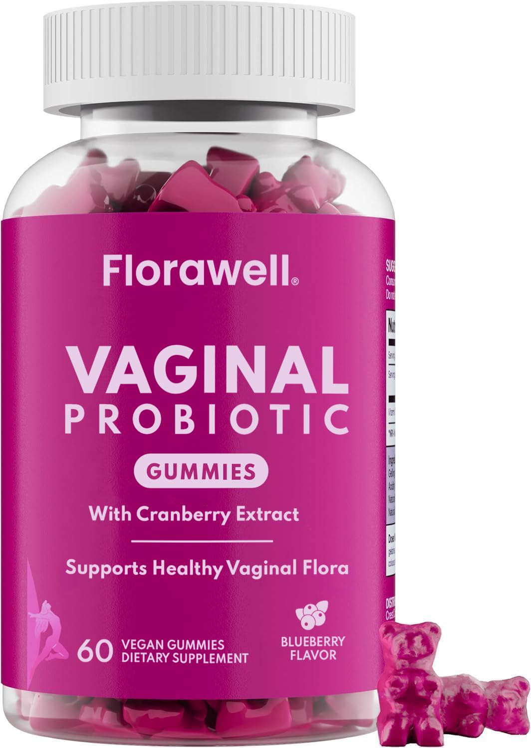 Florawell Vaginal Probiotic for Women 60 Gummies