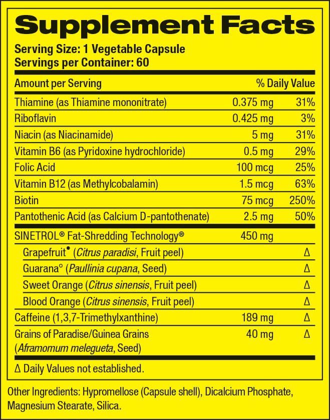 Pharmafreak Ripped Freak 2.0 – Advanced Training Support Complex with Sinetrol® Citrus Polyphenols and B-Vitamins Capsules, 60 Capsules