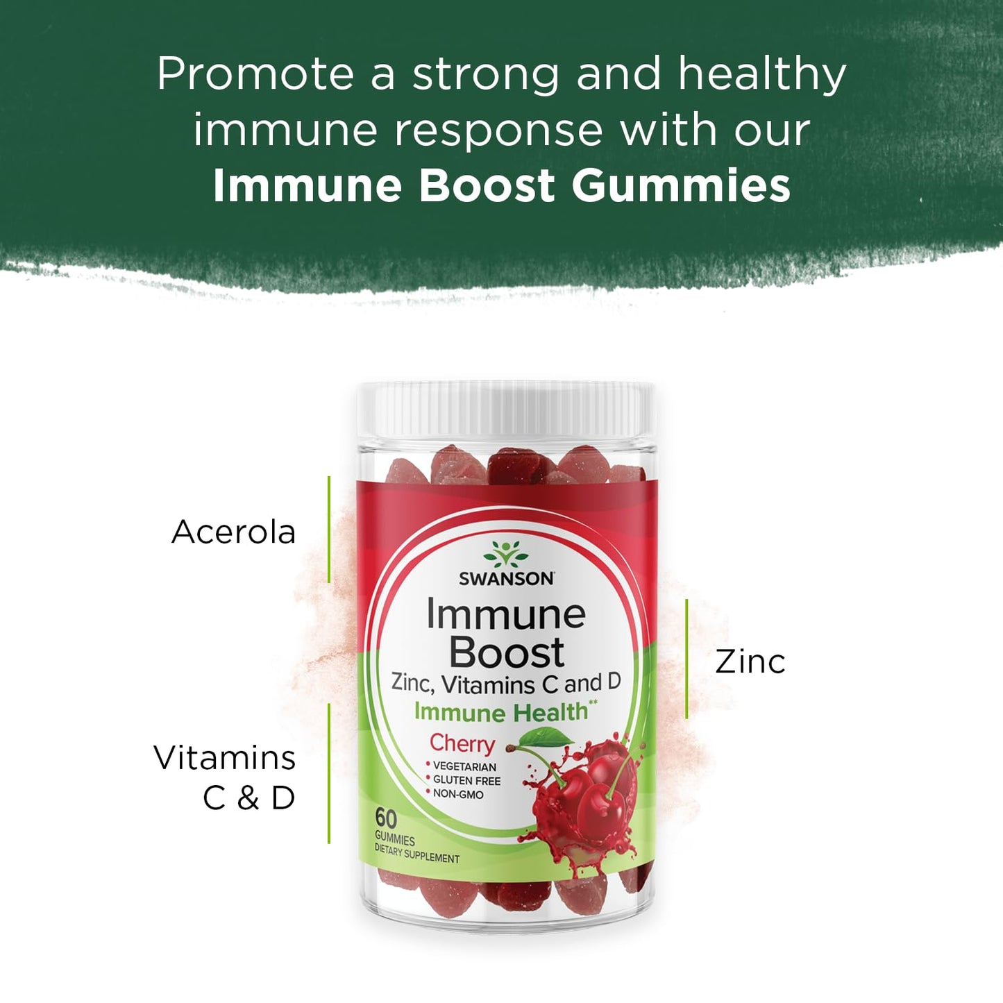Swanson Immune Boost Capsules 60 Count