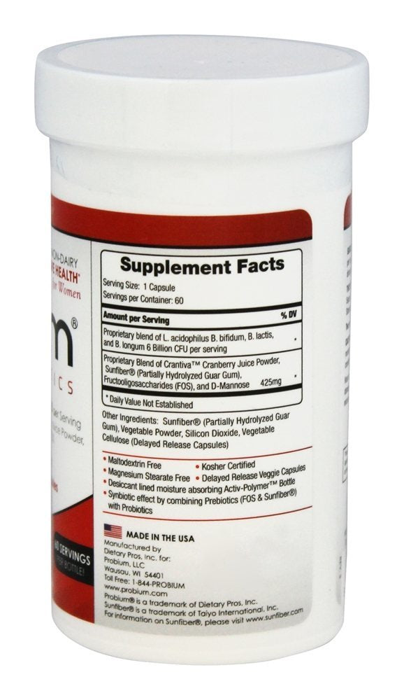 Probium Pro-Cran Blend 6B Capsules, 60 Count
