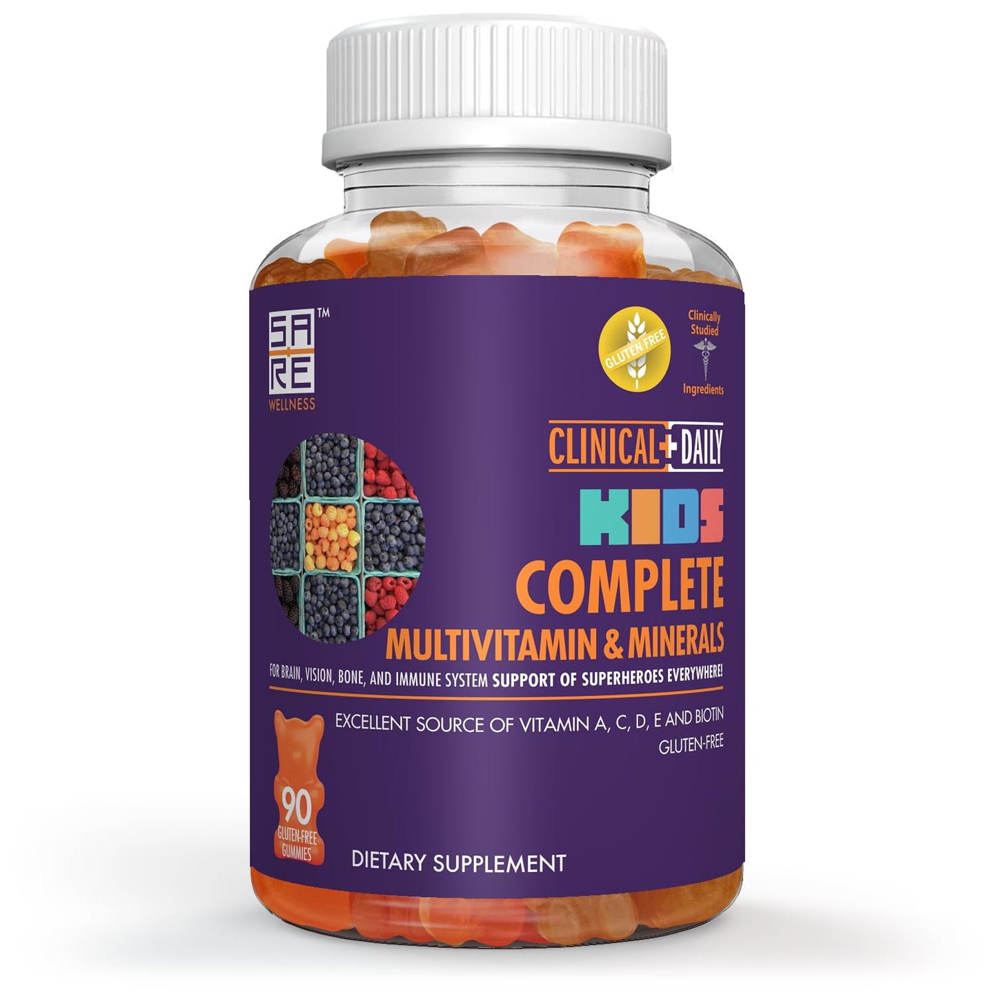 Clinical Daily Complete Kids Multivitamin Gummy 90 Count