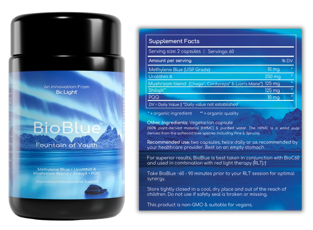 BIOLIGHT BioBlue Fountain of Youth Capsule 120 Count