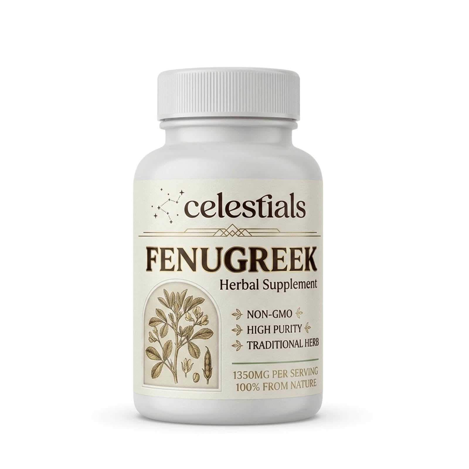 XRFOHCE Celestials Fenugreek, 60 Capsules
