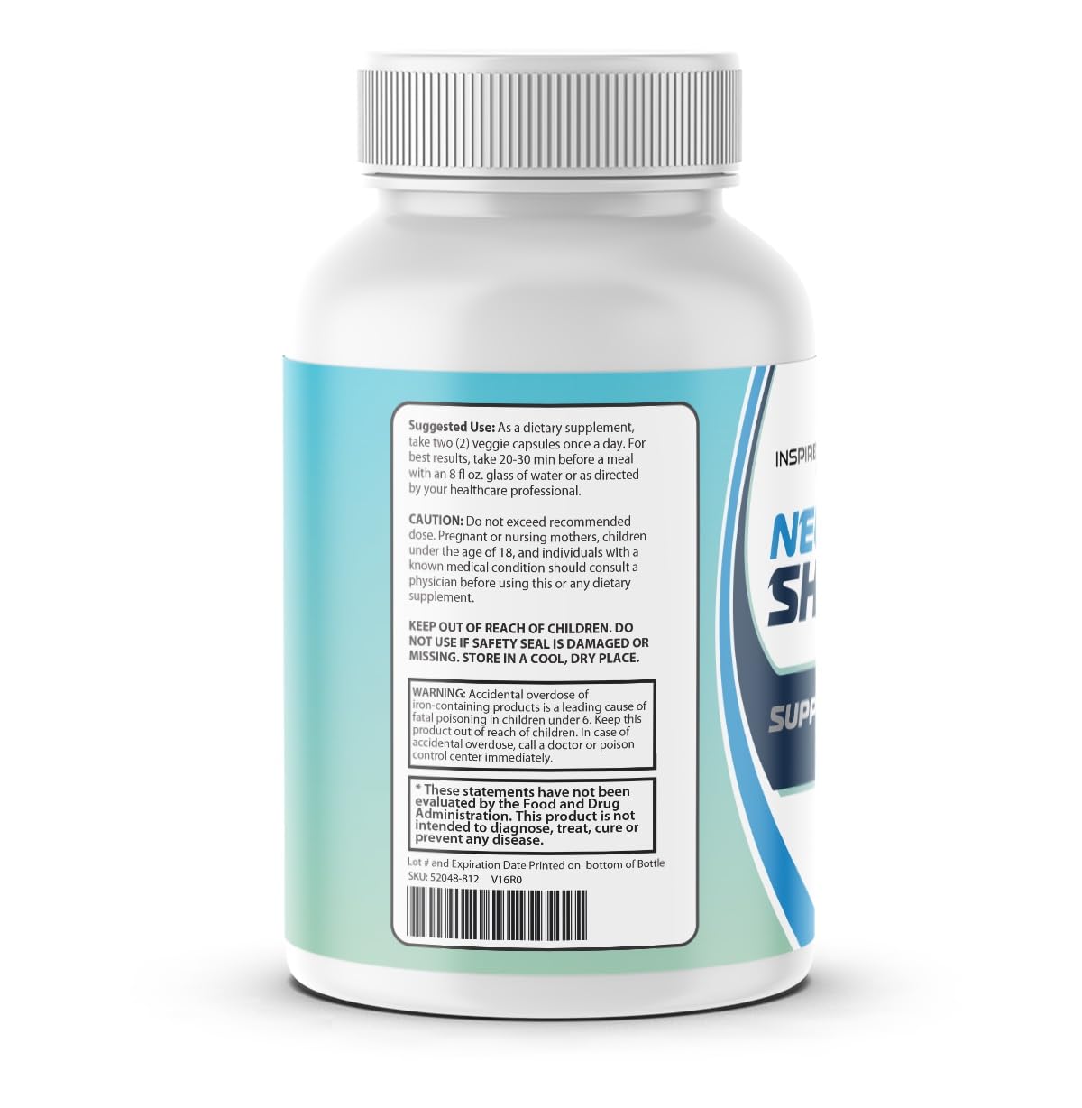 Fitness InspireWays Neuro Sharp Brain Supplements for Memory and Focus Capsules, 60 Capsules