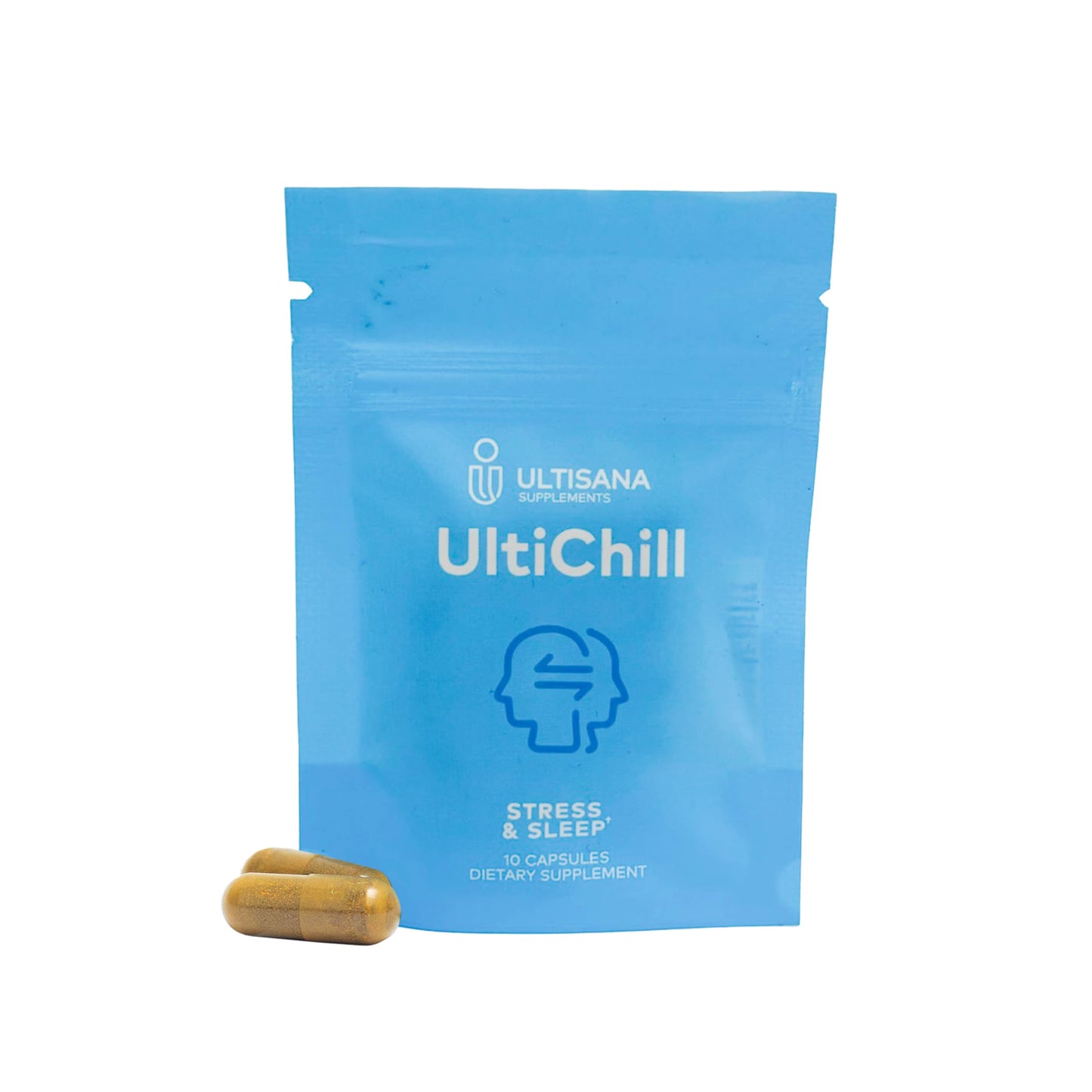 Ultisana UltiChill On-The-Go Antioxidant & Stress Relief Capsules, 10 Count
