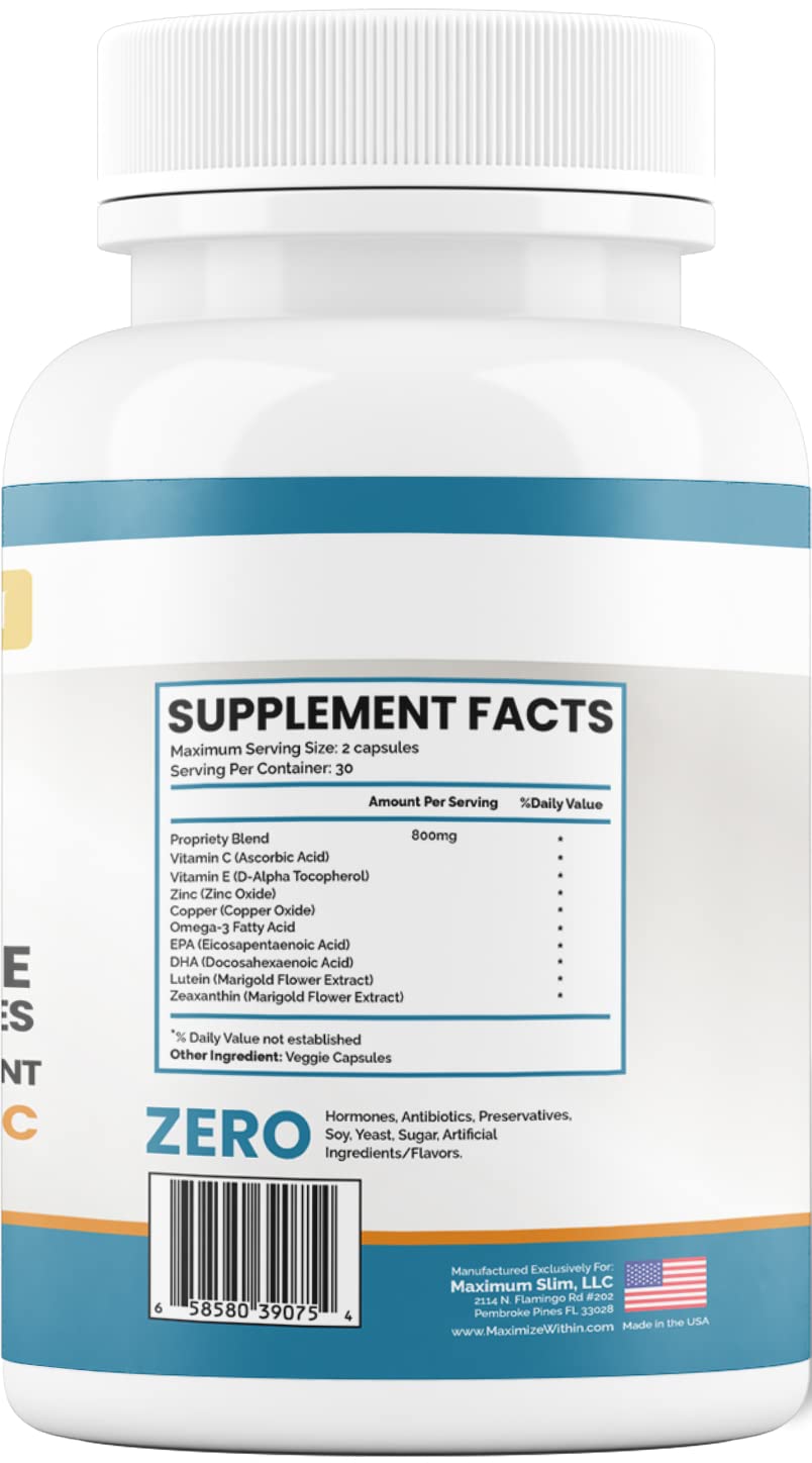 Maximum Slim Maximize Within Eye Health and Mineral Supplement Capsule 60 Count