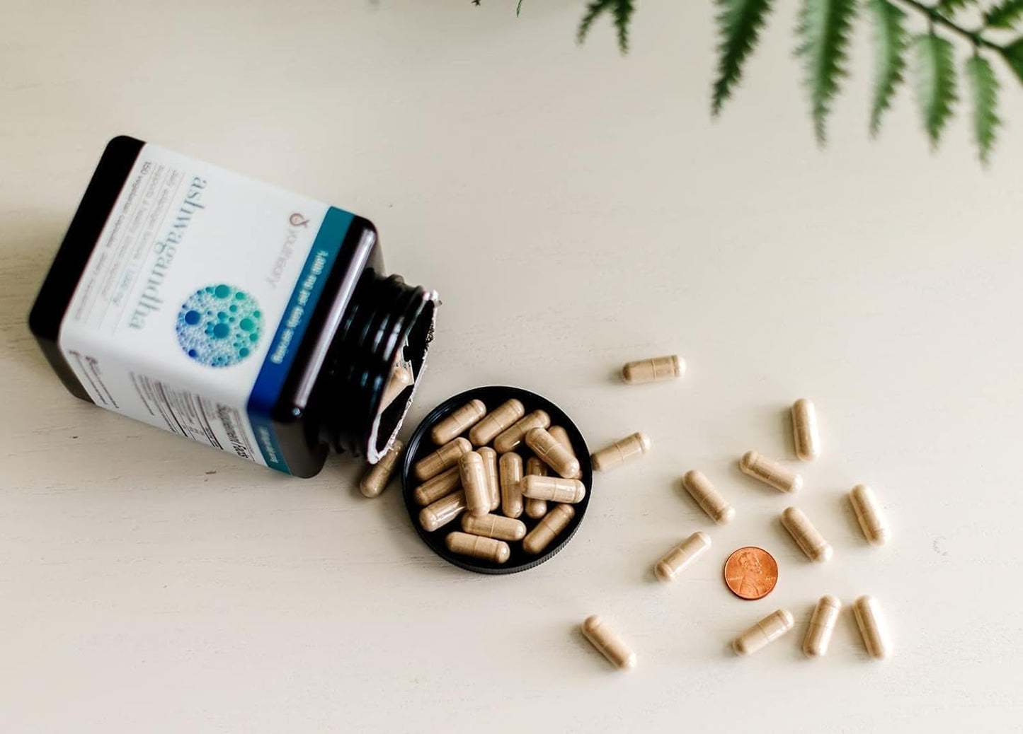Generic Organic Ashwagandha KSM-66 Supplement, 180 Capsules