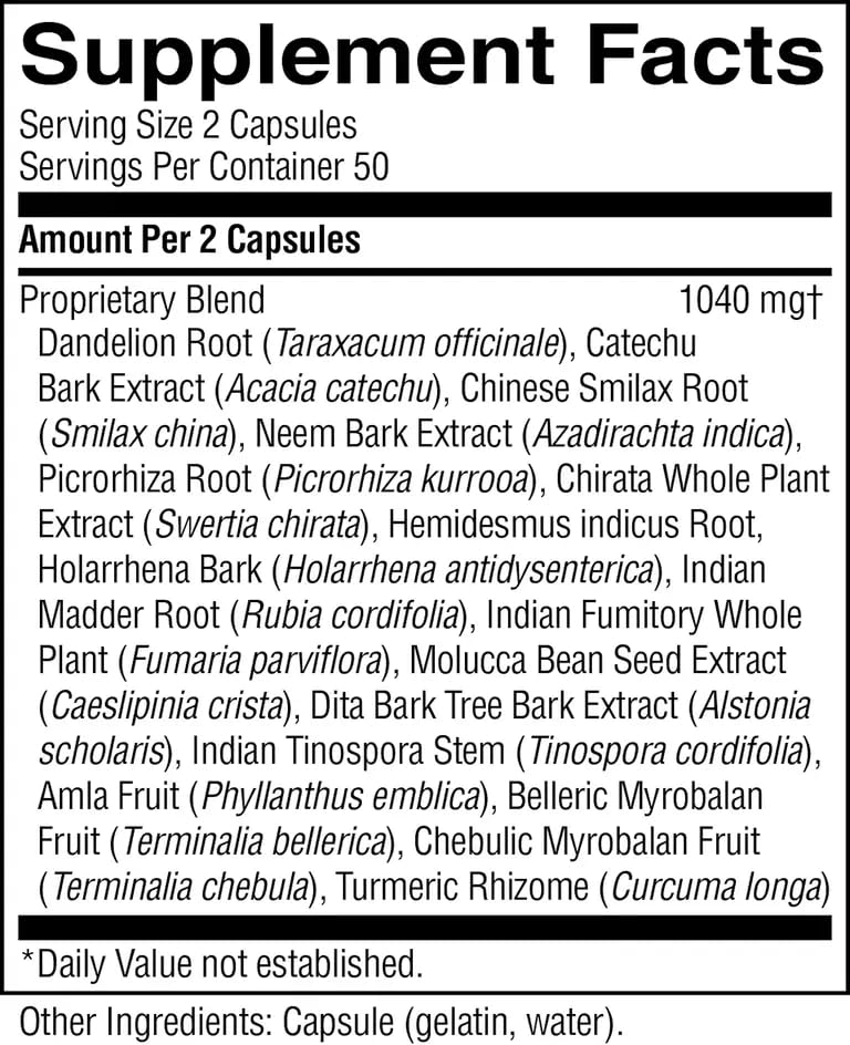Nature's Sunshine Skin Detox Capsules, 100 Count