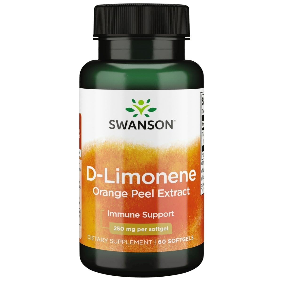 Swanson D-Limonene Orange Peel Extract Softgels 60 Count