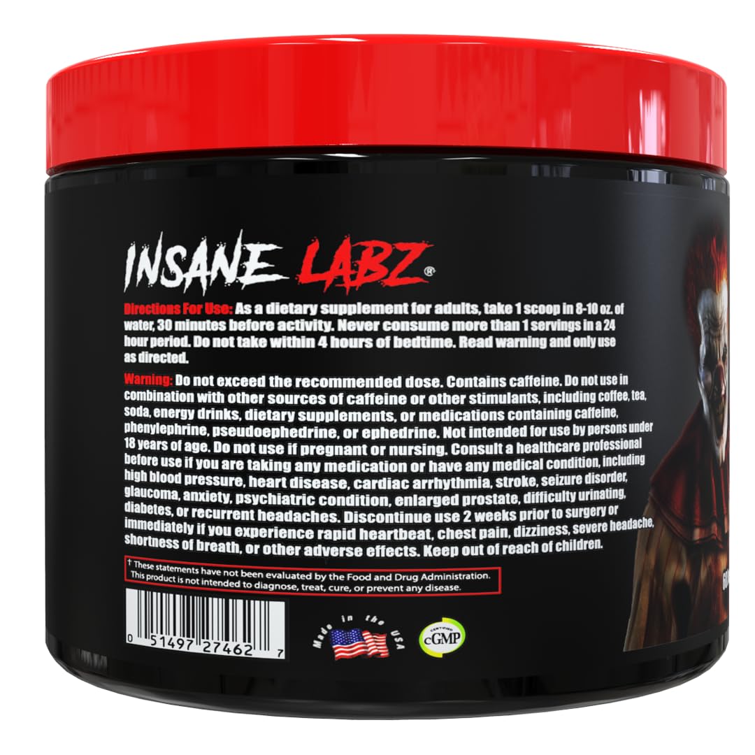 Insane Labz Psychotic Diablo Thermogenic Fat Burner Powder 7.7 oz