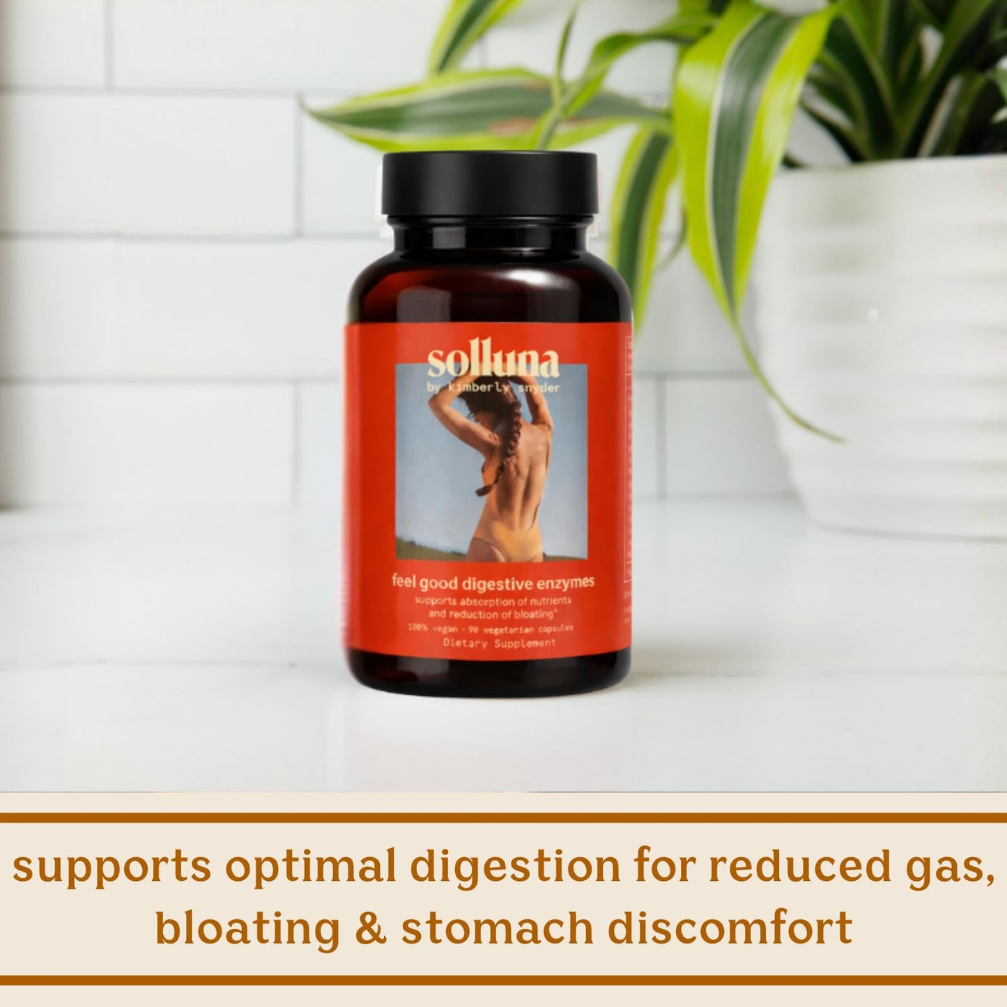 Solluna Digestive Enzymes Capsules 90 Count