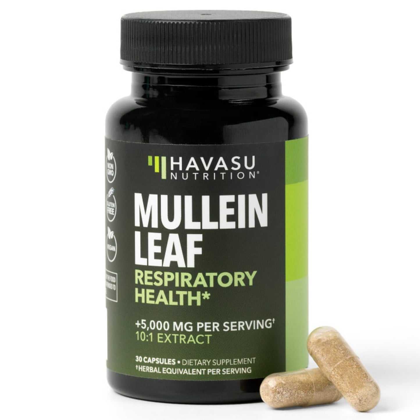 HAVASU NUTRITION Mullein Extract 500mg Capsules, 30 Count