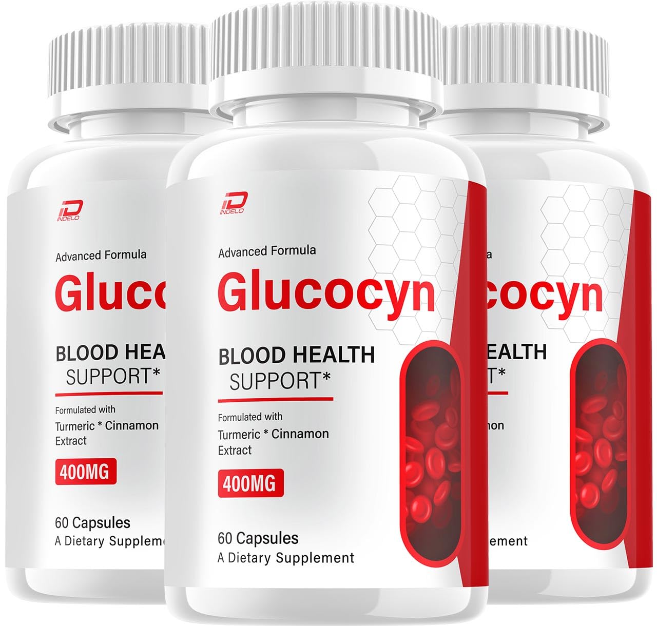 Indelo Glucocyn Capsule, 180 Capsules