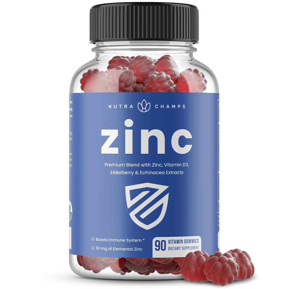 NutraChamps Zinc Gummies Gummy 90 Count