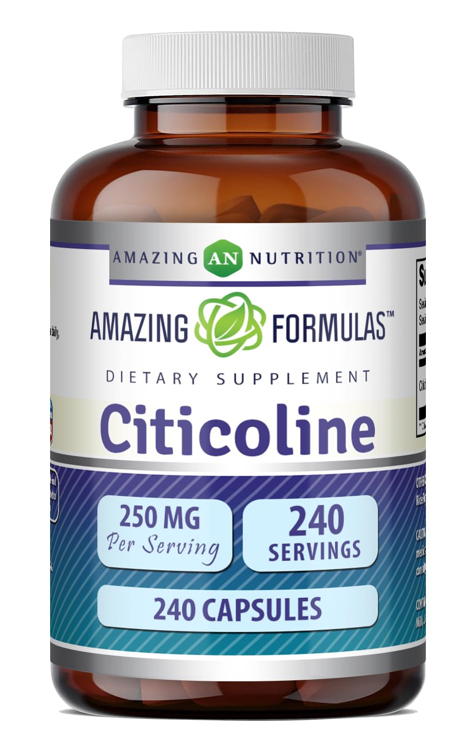 Amazing Nutrition Citicoline 250 Mg Capsule 60 Count