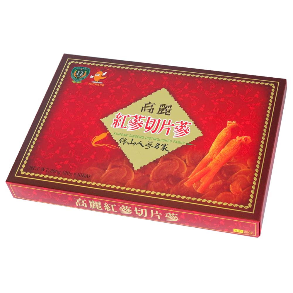 Generic KUMSAN Ginseng Distinguished Family Korea Red Ginseng Jelly, Honeyed Fermented Red Ginseng, Korean Traditional Candied Fermented Red Ginseng Gummy, 1 Count
