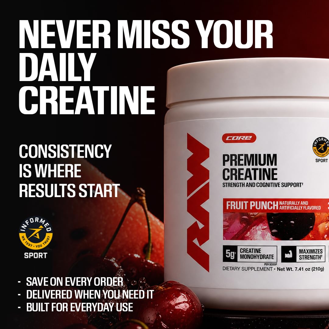 RAW Creatine Monohydrate Powder 17.64