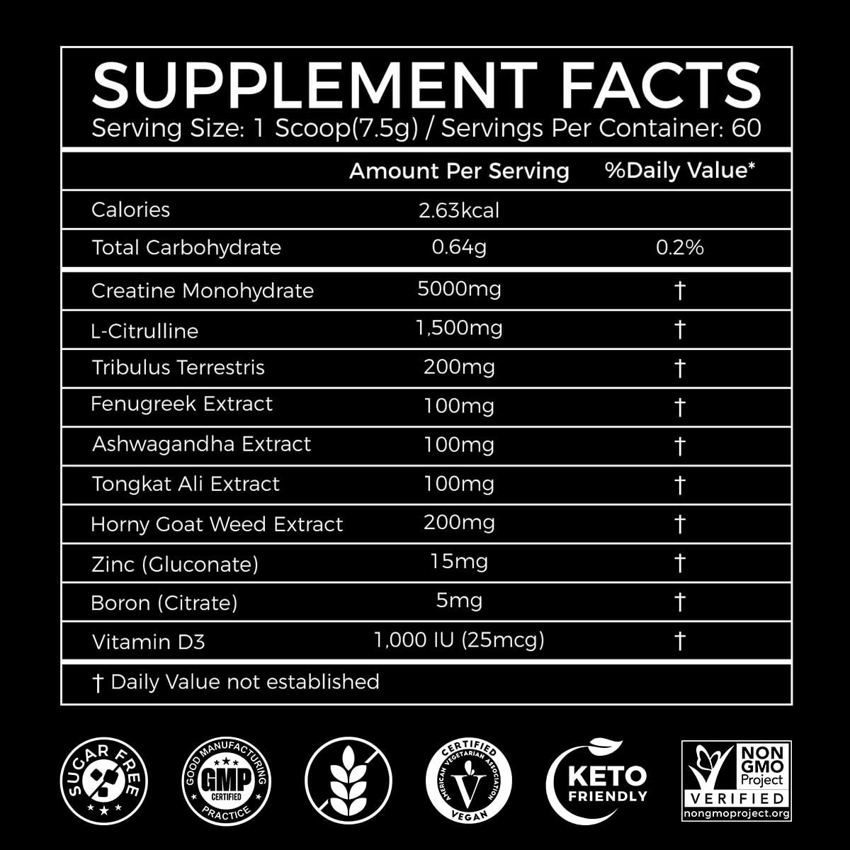 AiVital Creatine Powder for Men 15.88 oz