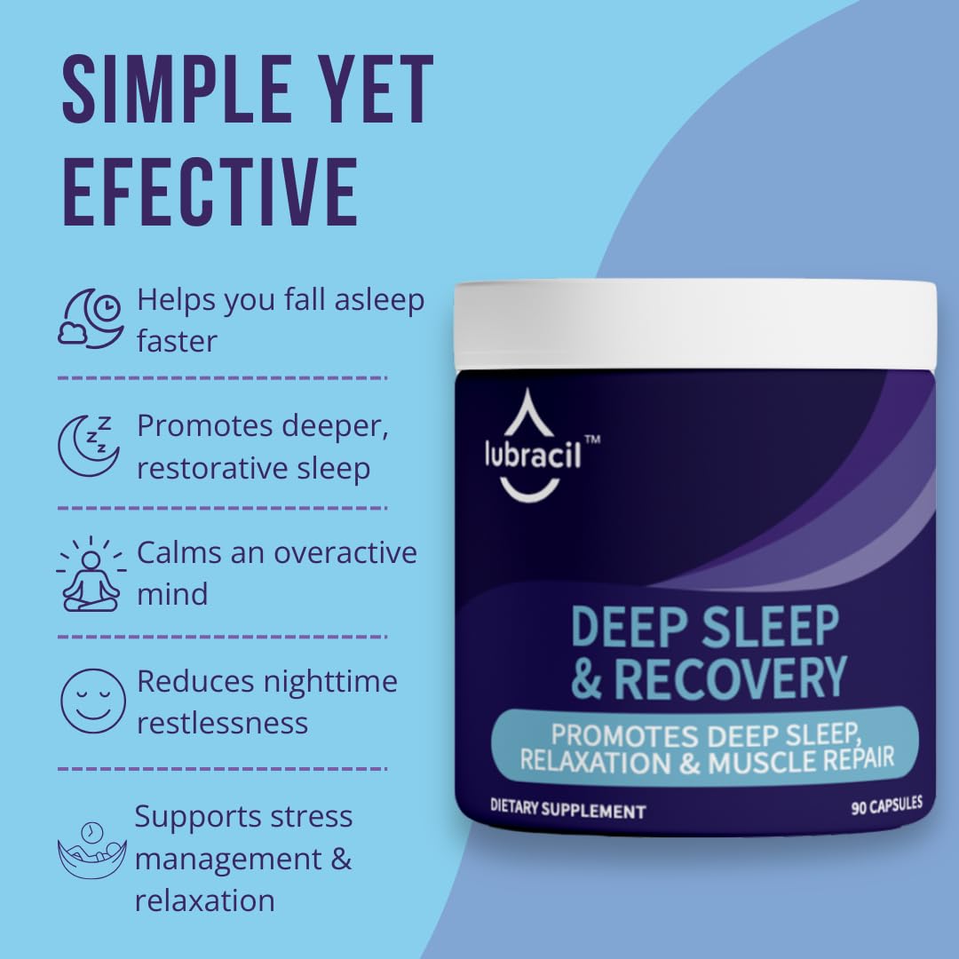 Lubracil Bedtime Wellness Capsule, 90 Count