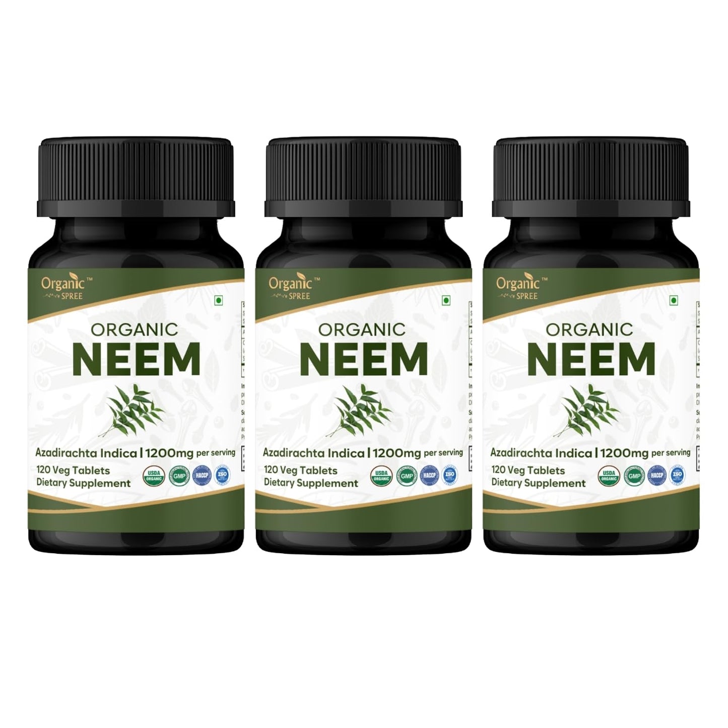 ORGANIC SPREE Neem Tablets, 360 Tablets