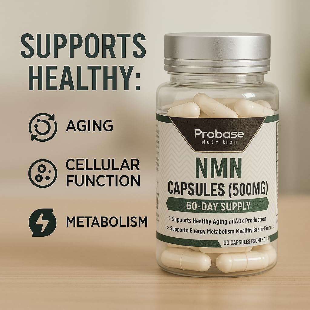 Probase Nutrition Longevity Pure NMN Capsules 60 Count