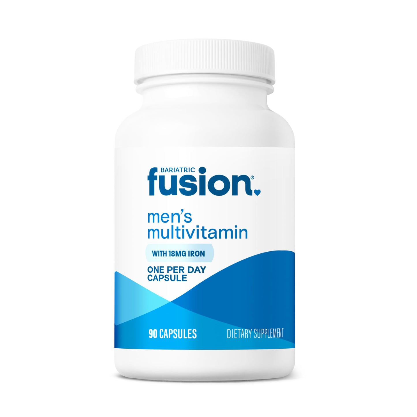 Bariatric Fusion One Per Day Bariatric Multivitamin with Iron for Men, 90 Capsules