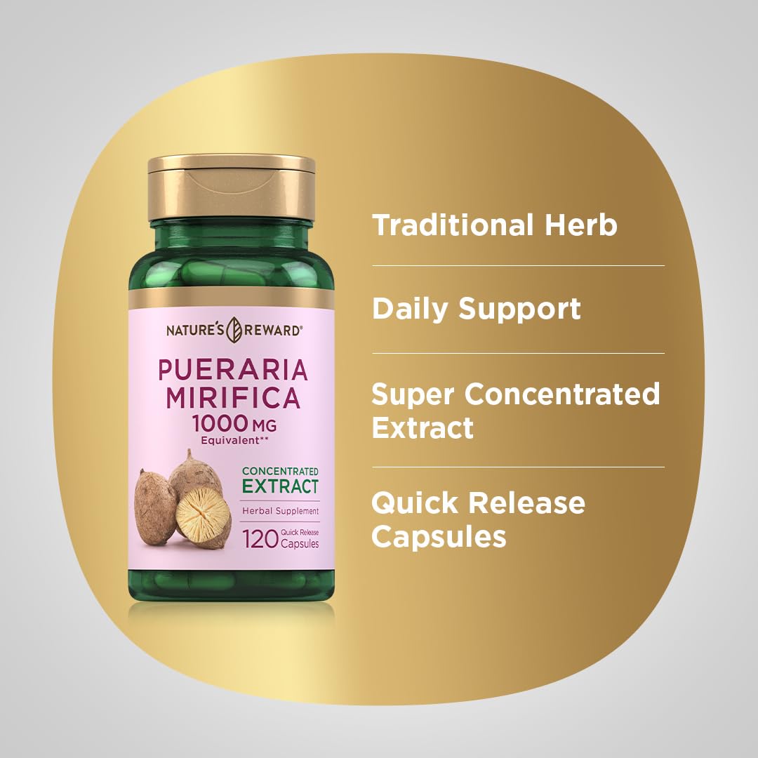 Piping Rock Pueraria Mirifica Capsules 120 Count