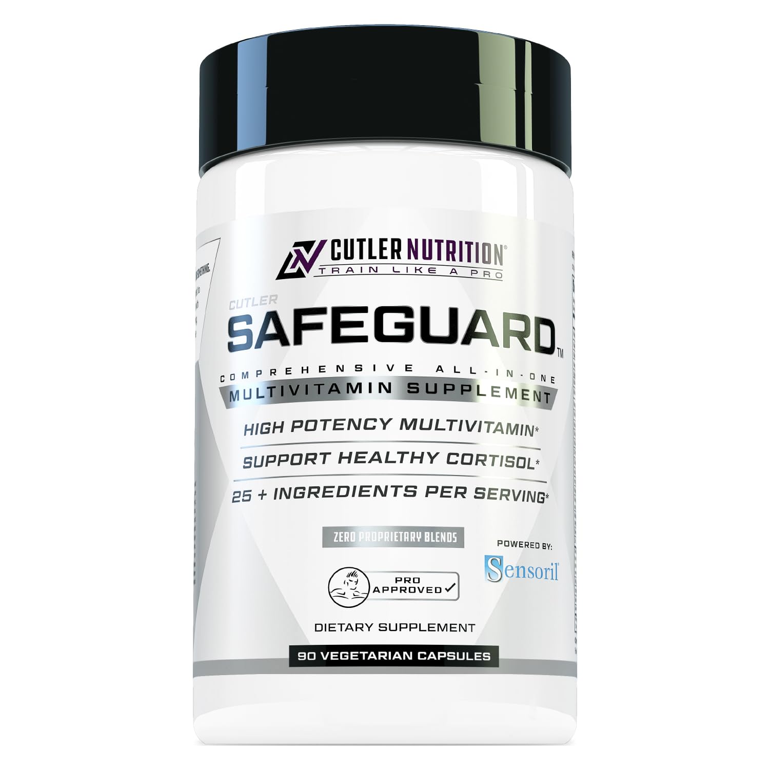 Cutler Nutrition SafeGuard High Potency Multivitamin for Adults, Tablet, 90 Count