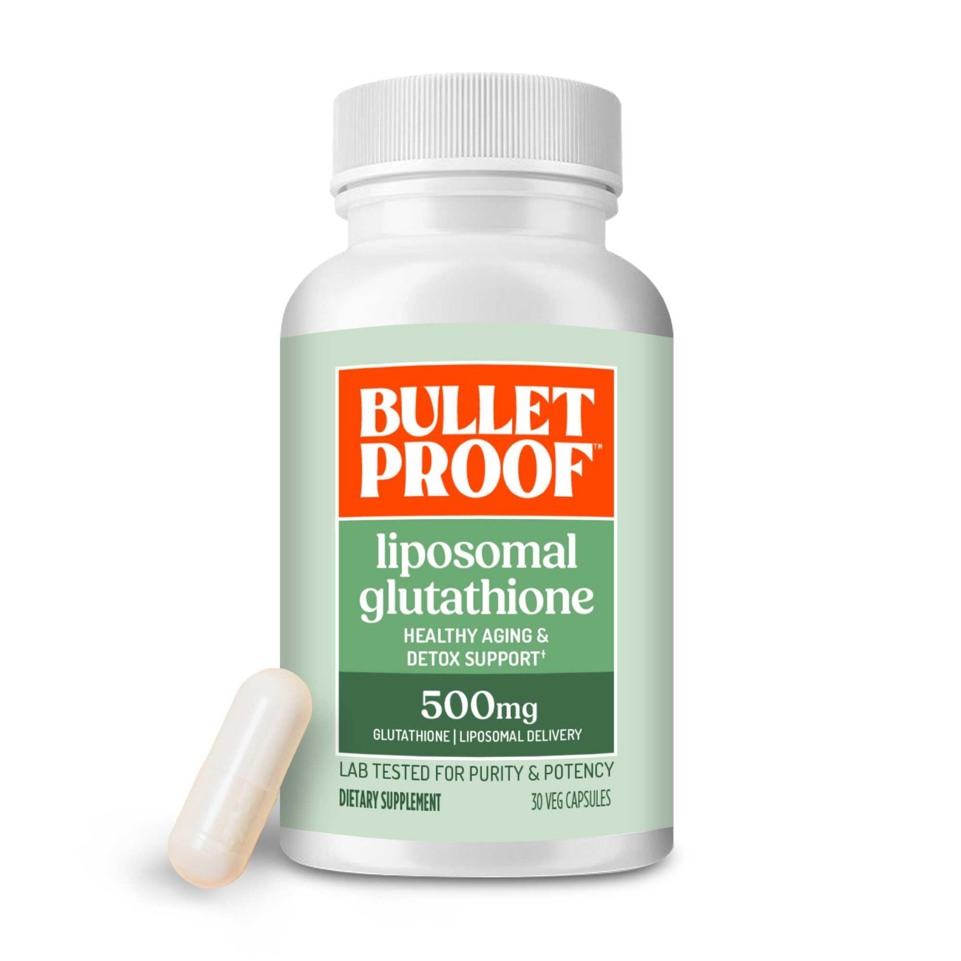Bulletproof Liposomal Glutathione Force Antioxidant Capsules, 30 Count