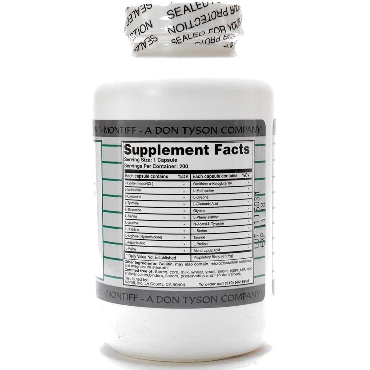 Montiff All-Basic 677 mg Capsules 200