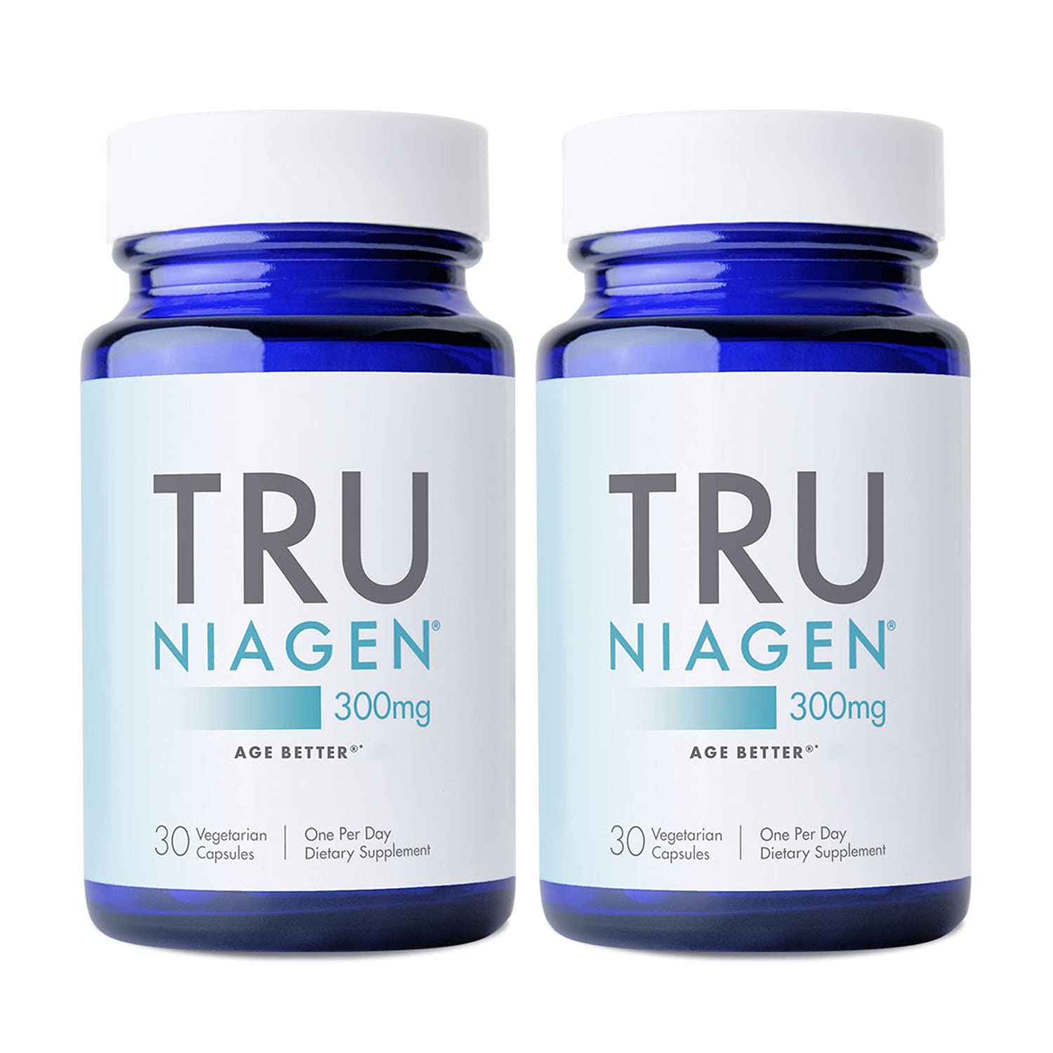 TRU NIAGEN Patented NAD+ Supplement, Niagen 300mg, Capsules, 60 Count